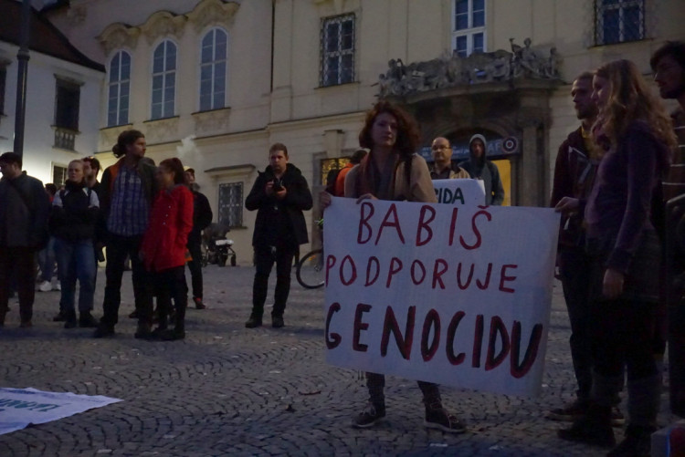 V Brně se demonstrovalo proti podpoře turecké ofenzívy v severní Sýrii