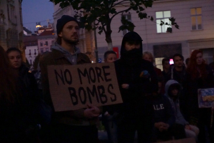 V Brně se demonstrovalo proti podpoře turecké ofenzívy v severní Sýrii