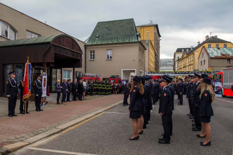 V Liberci oslavili hasiči 110 své základny