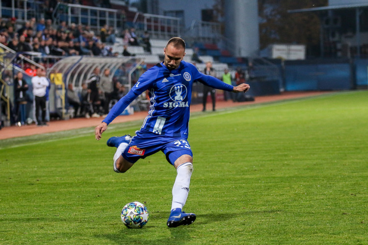 FOTOGALERIE: Sigma doma poprvé prohrála. Hanáky porazili ligoví nováčci z Českých Budějovic