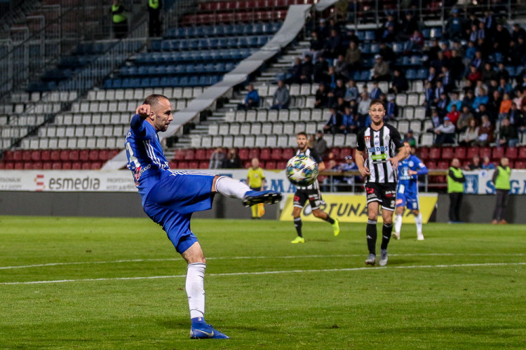 FOTOGALERIE: Sigma doma poprvé prohrála. Hanáky porazili ligoví nováčci z Českých Budějovic