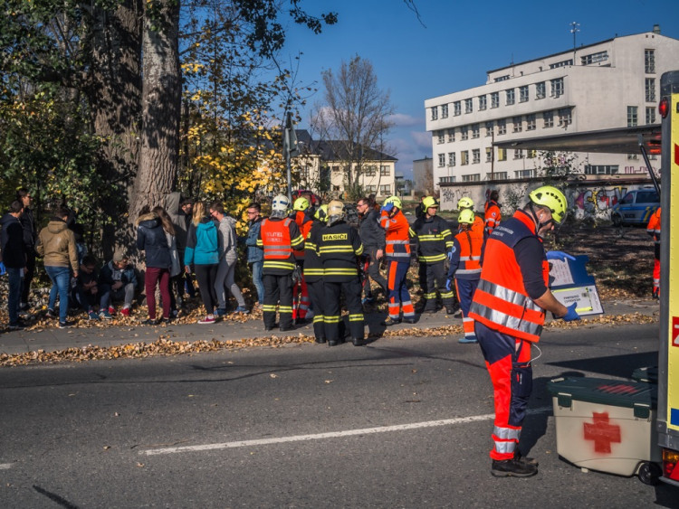 FOTOGALERIE: Podívejte se na fotky z velkého cvičení záchranných složek v Olomouci