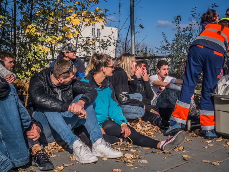 FOTOGALERIE: Podívejte se na fotky z velkého cvičení záchranných složek v Olomouci