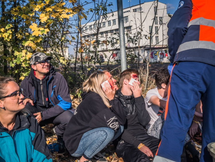 FOTOGALERIE: Podívejte se na fotky z velkého cvičení záchranných složek v Olomouci