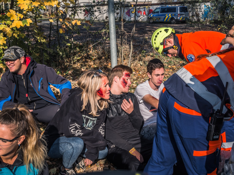 FOTOGALERIE: Podívejte se na fotky z velkého cvičení záchranných složek v Olomouci