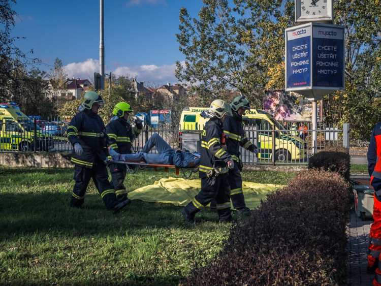 FOTOGALERIE: Podívejte se na fotky z velkého cvičení záchranných složek v Olomouci