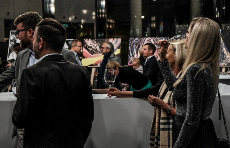 Vernisáž výstavy Souzvuk hudby a malby