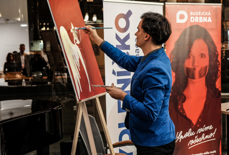 Vernisáž výstavy Souzvuk hudby a malby