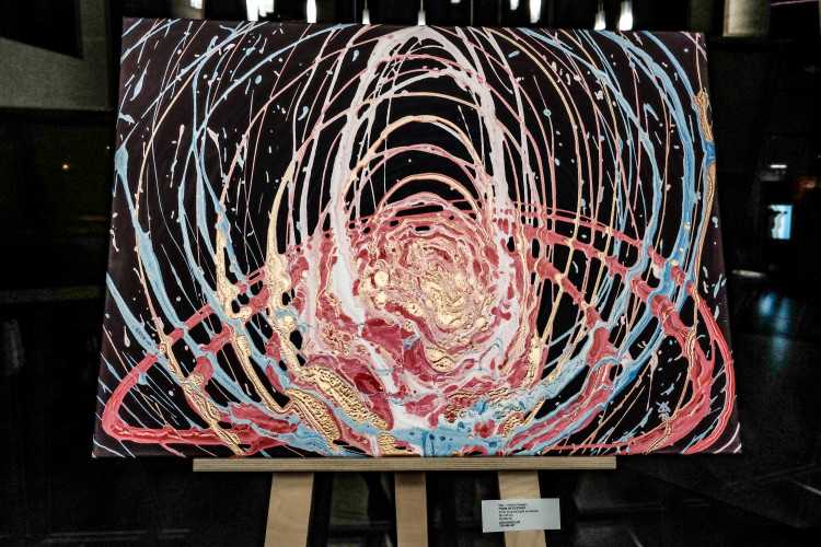 Vernisáž výstavy Souzvuk hudby a malby