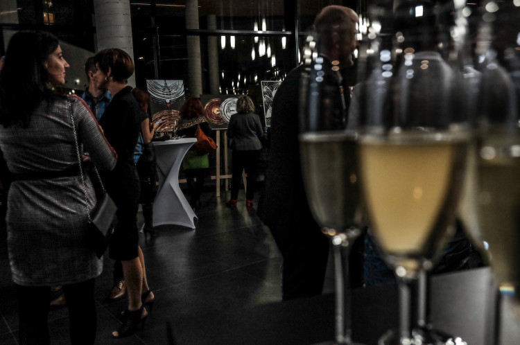 Vernisáž výstavy Souzvuk hudby a malby