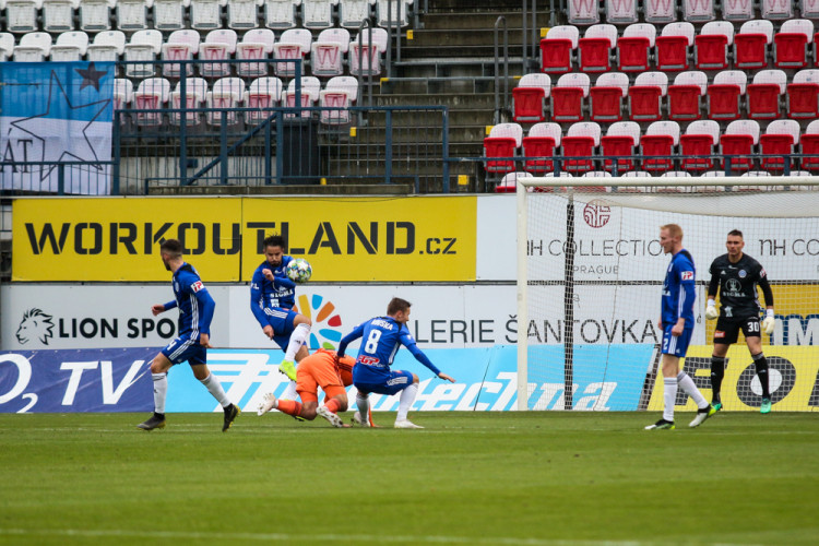 FOTOGALERIE: Mladá Boleslav v Olomouci srovnala během jedné minuty na 2:2