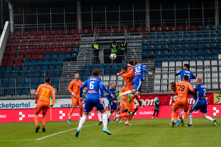 FOTOGALERIE: Mladá Boleslav v Olomouci srovnala během jedné minuty na 2:2