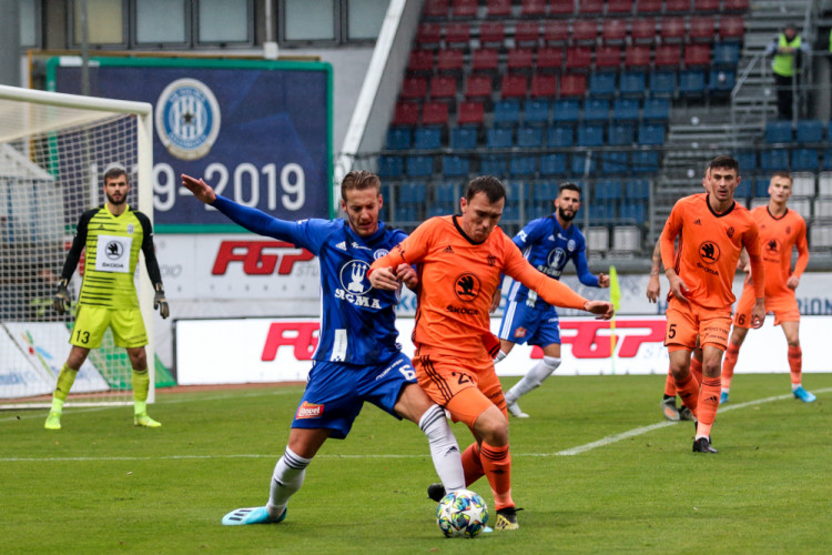 FOTOGALERIE: Mladá Boleslav v Olomouci srovnala během jedné minuty na 2:2