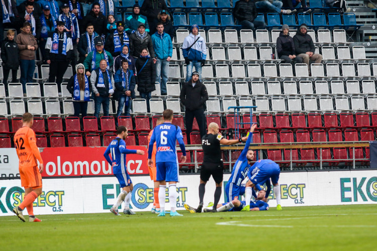 FOTOGALERIE: Mladá Boleslav v Olomouci srovnala během jedné minuty na 2:2