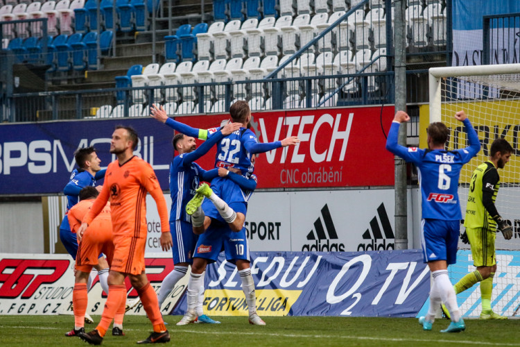 FOTOGALERIE: Mladá Boleslav v Olomouci srovnala během jedné minuty na 2:2