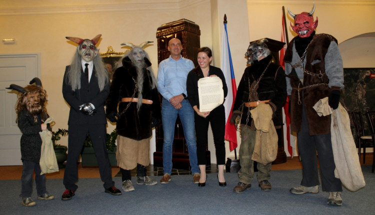 Čerti na jihlavské radnici