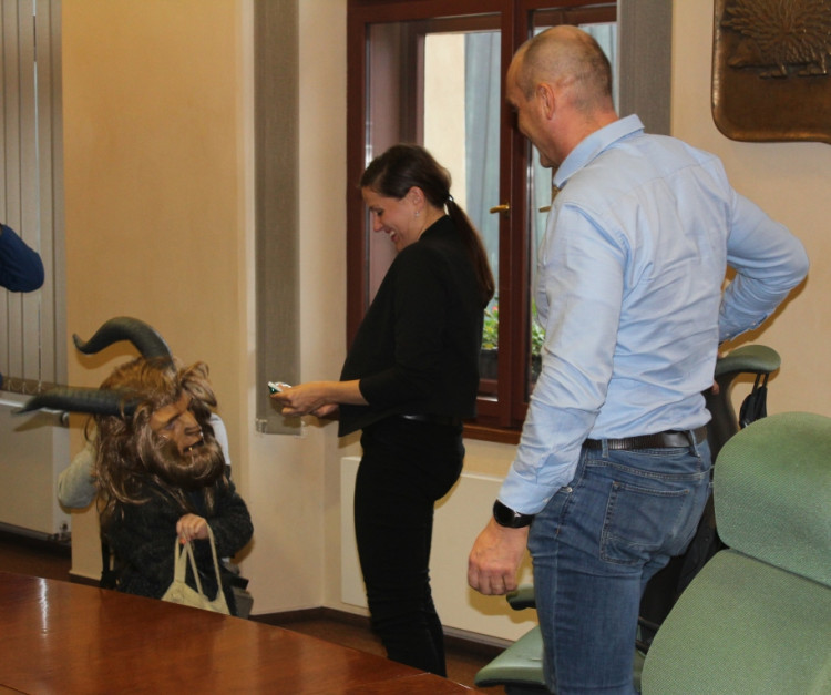 Čerti na jihlavské radnici