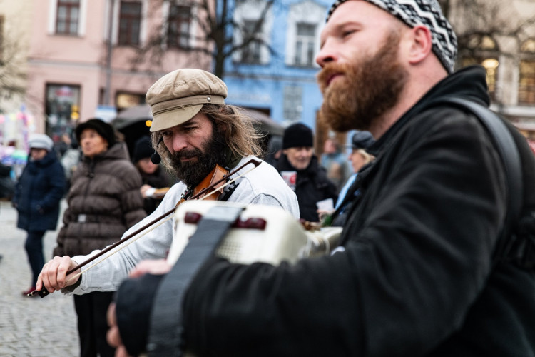 Jihlavou projel svatý Martin