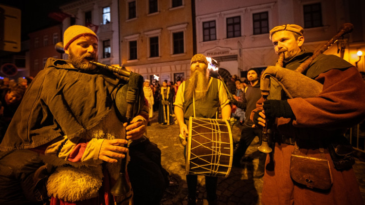 Jihlavou projel svatý Martin