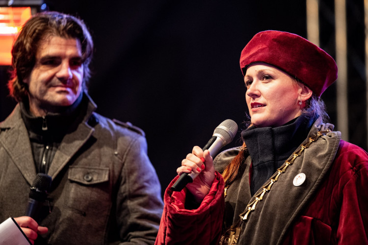 Jihlavou projel svatý Martin