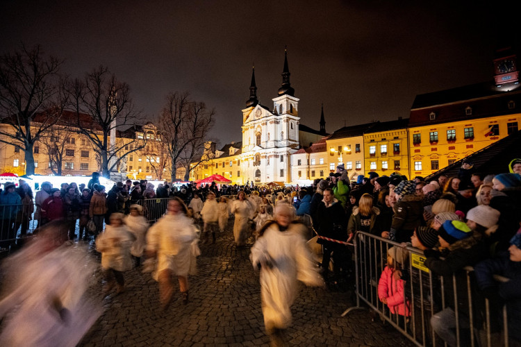 Jihlavou projel svatý Martin
