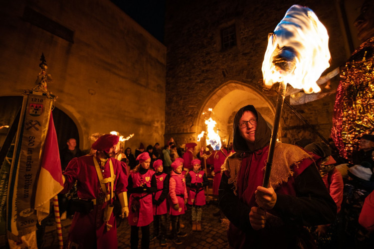 Jihlavou projel svatý Martin