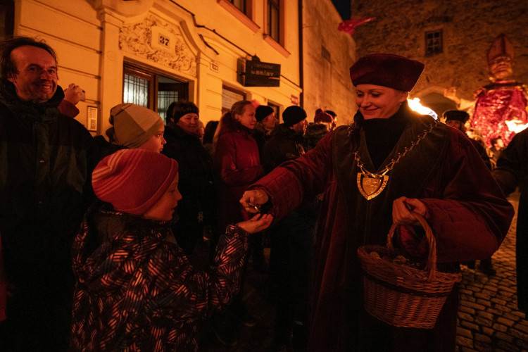 Jihlavou projel svatý Martin
