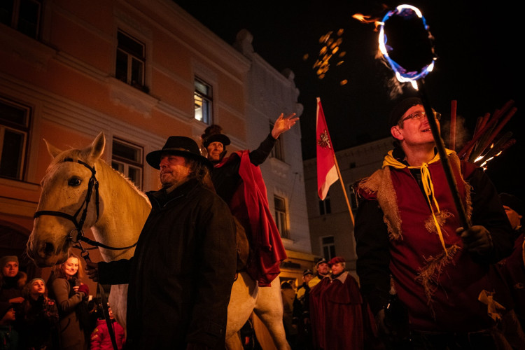 Jihlavou projel svatý Martin