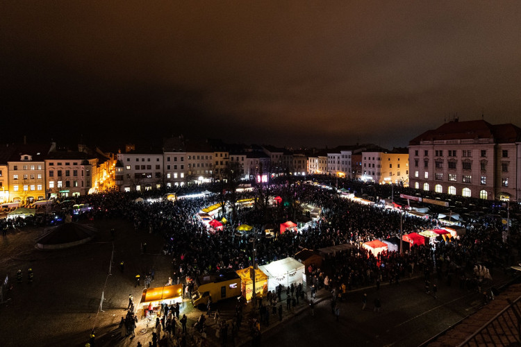 Jihlavou projel svatý Martin
