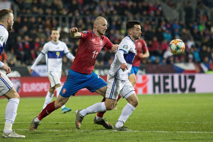 Česká reprezentace porazila Kosovo.