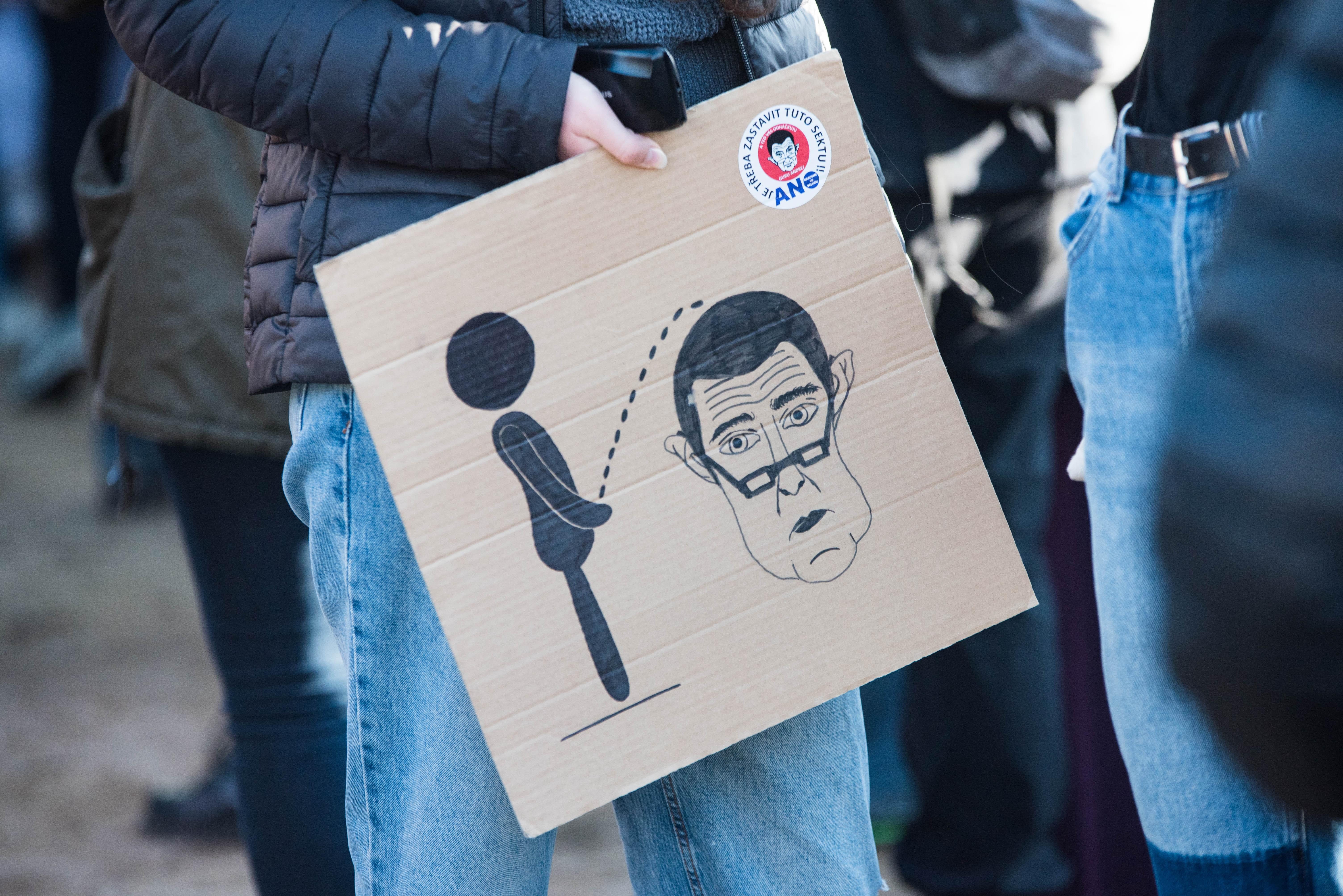 Demonstrace na Letné
