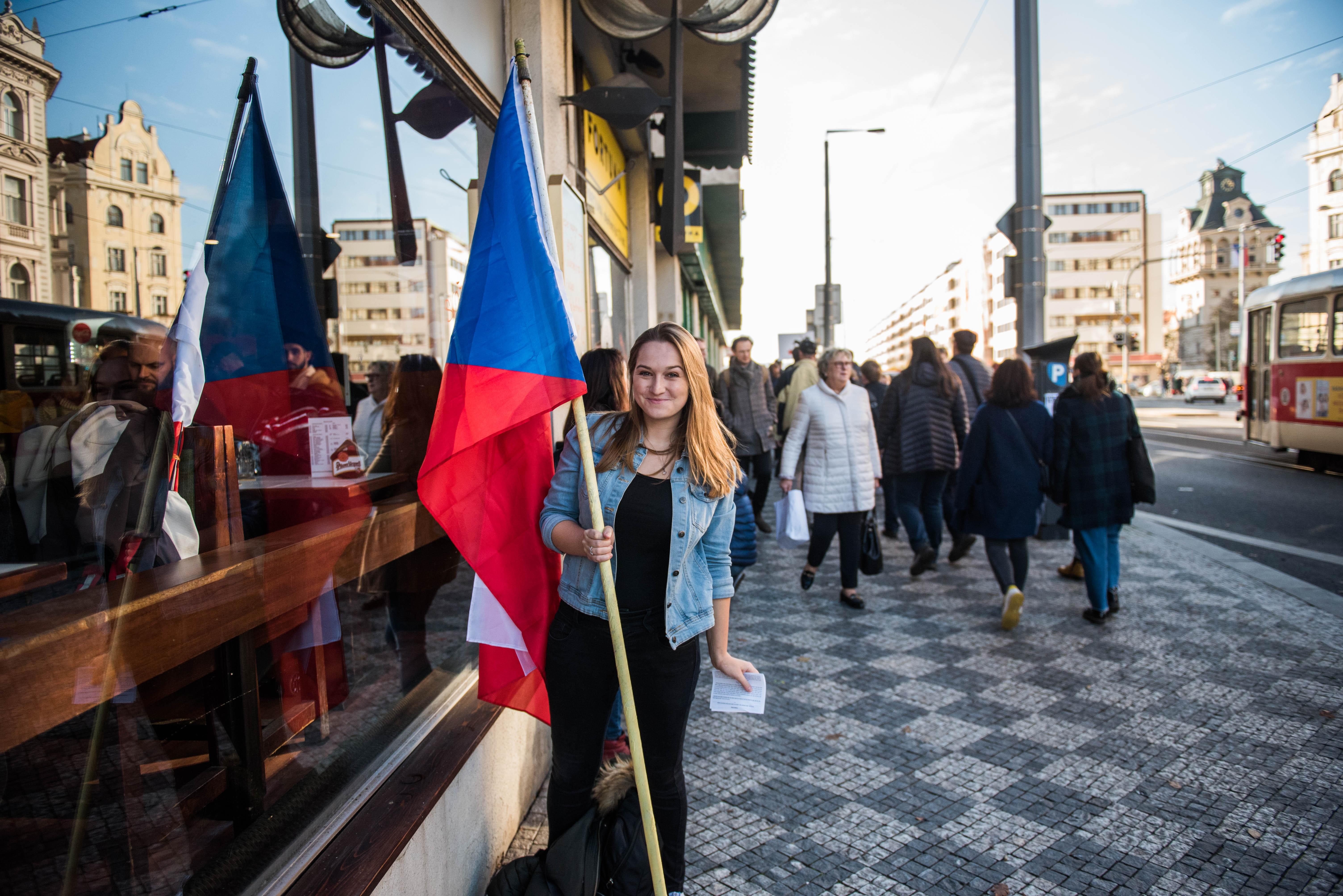 Demonstrace na Letné