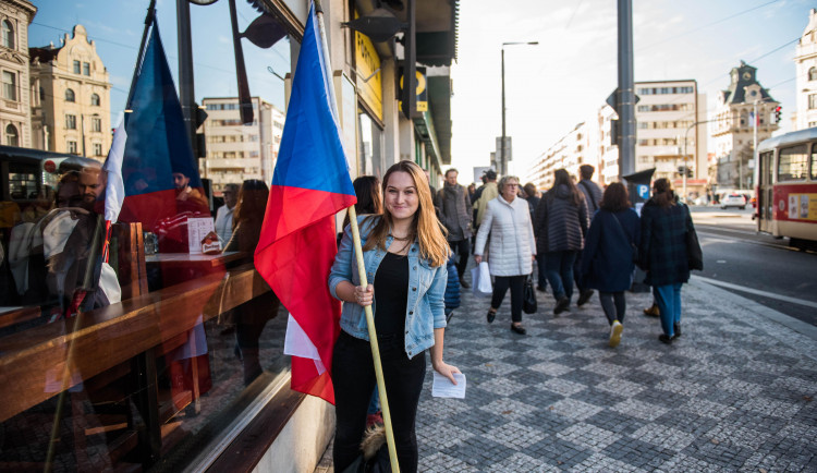 FOTOGALERIE: Demonstrace na Letné