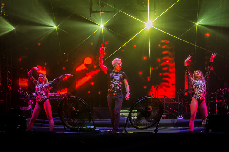 Skupina Scooter vystoupila v Liberci v rámci oslav 25 let na scéně