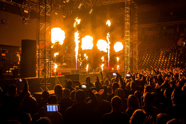 Skupina Scooter vystoupila v Liberci v rámci oslav 25 let na scéně