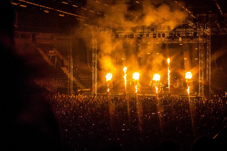 Skupina Scooter vystoupila v Liberci v rámci oslav 25 let na scéně