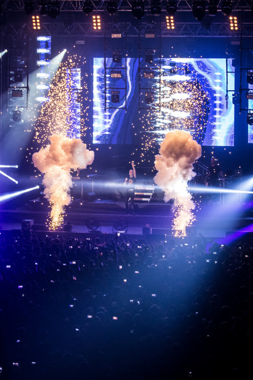 Skupina Scooter vystoupila v Liberci v rámci oslav 25 let na scéně