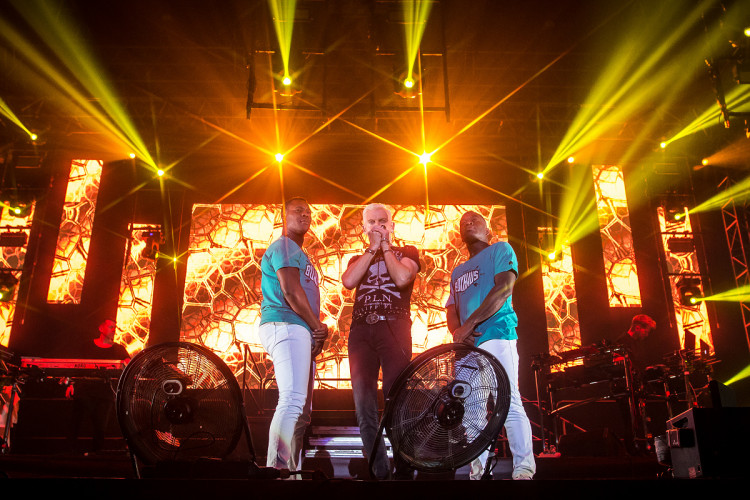 Skupina Scooter vystoupila v Liberci v rámci oslav 25 let na scéně