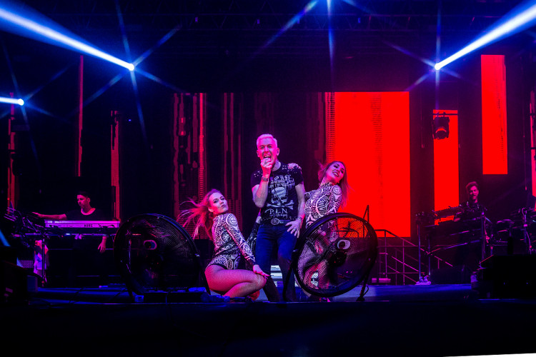 Skupina Scooter vystoupila v Liberci v rámci oslav 25 let na scéně