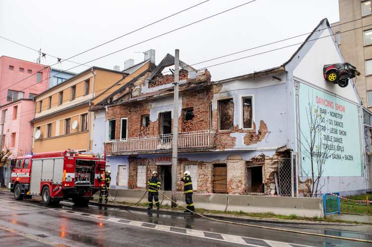 Požár bývalého Cabaretu způsobil škodu za milion