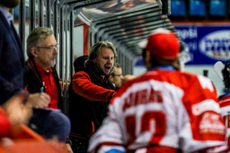 FOTOGALERIE:  Liberec skolil na domácím ledě Moru gólem v poslední minutě