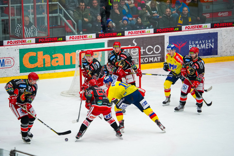 ČEZ Motor České Budějovice vs LHK Jestřábi Prostějov