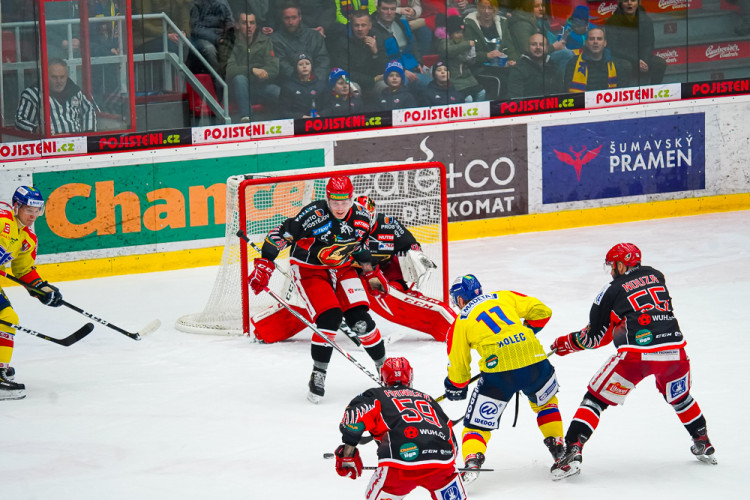 ČEZ Motor České Budějovice vs LHK Jestřábi Prostějov