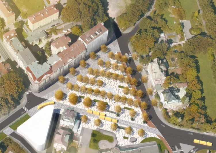 Návrhy na podobu Tržního náměstí