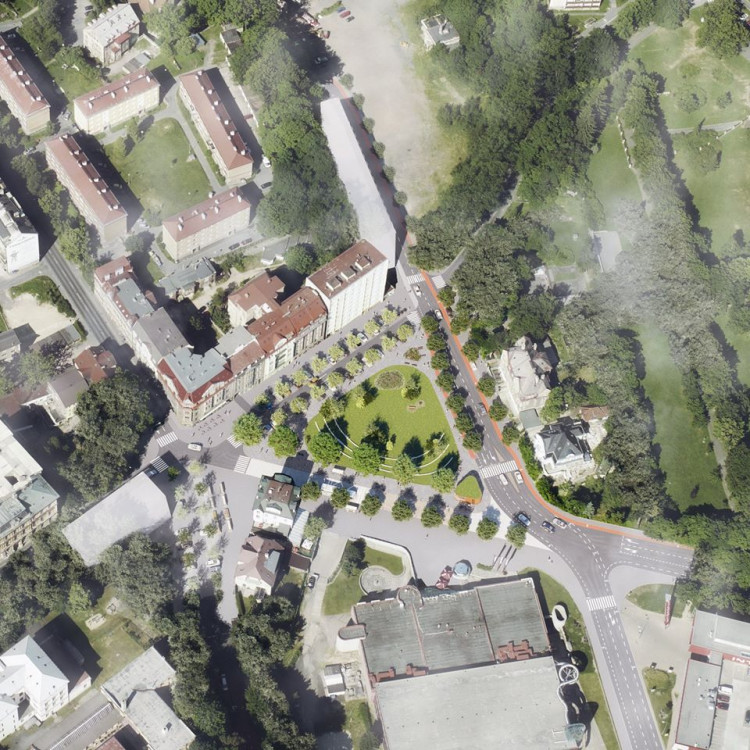 Návrhy na podobu Tržního náměstí