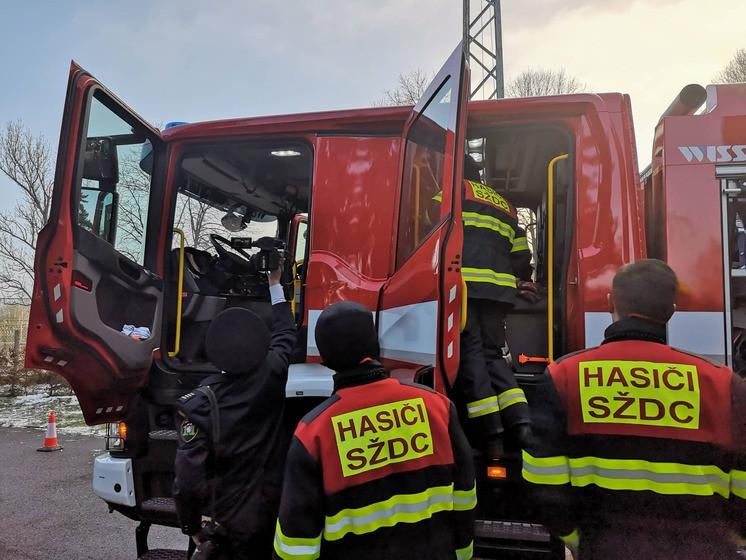 Nová cisterna hasičů ve Vesci