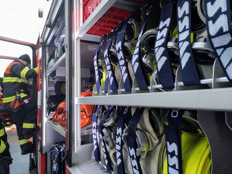 Nová cisterna hasičů ve Vesci