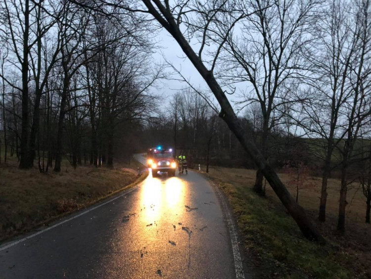 Vichřice Sabine na Liberecku