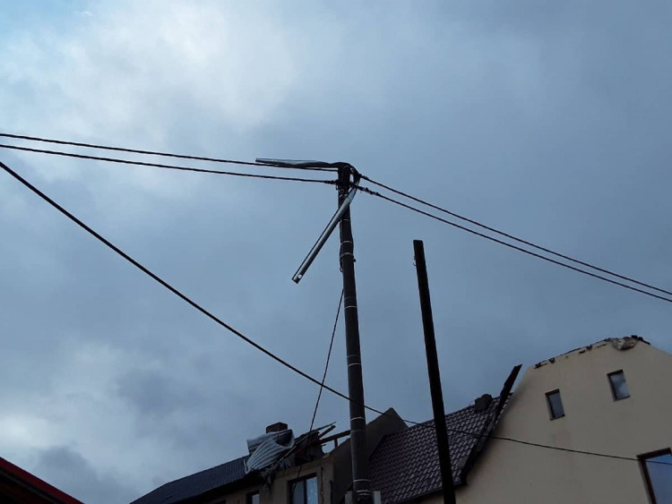 Orkán Sabine na Vysočině