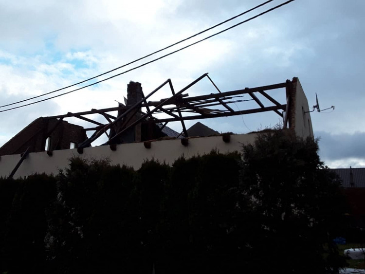 Orkán Sabine na Vysočině